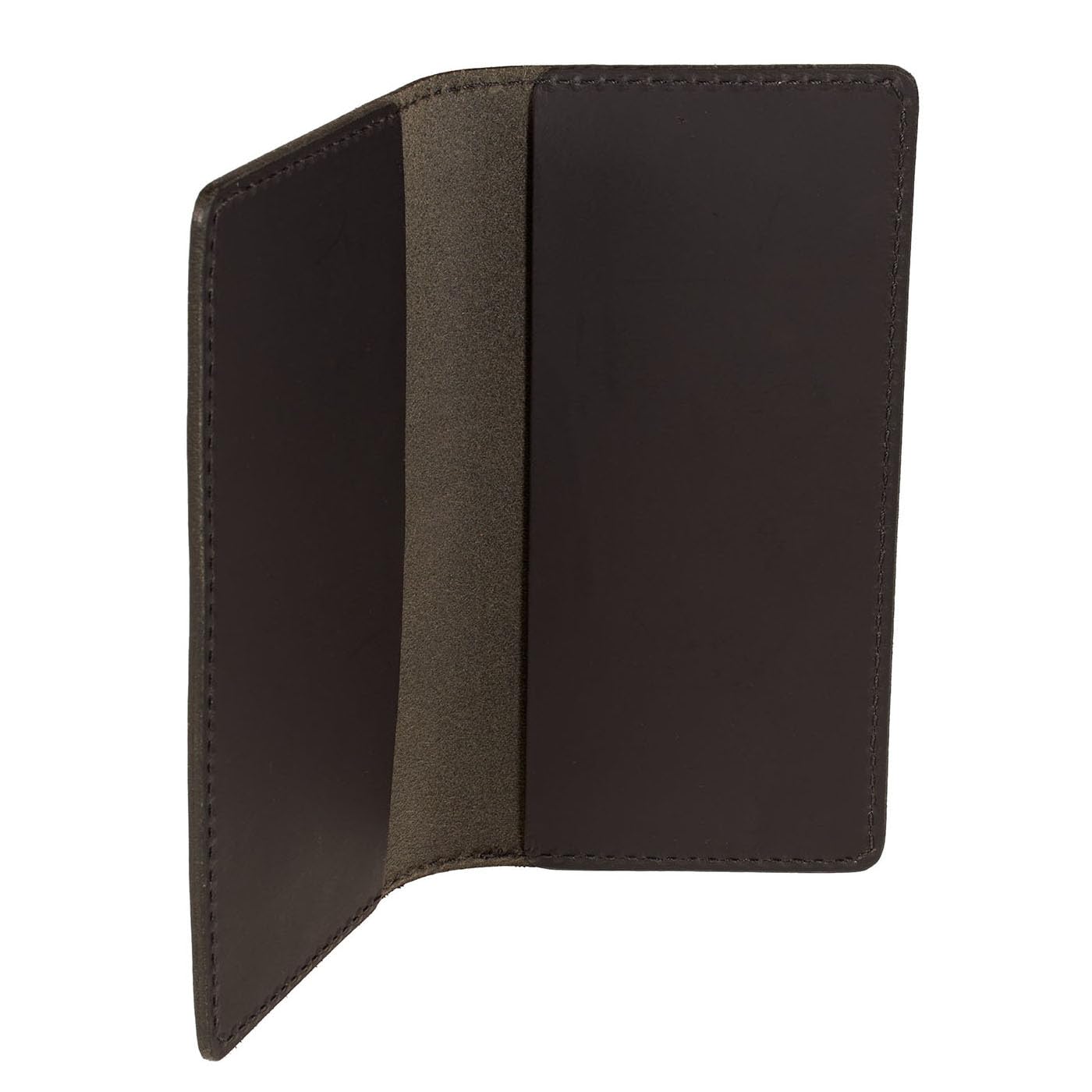 Nohma Leather Checkbook Cover - Leather Checkbook Wallet for Standard Checks, Handmade in USA (Checkbook, Black)