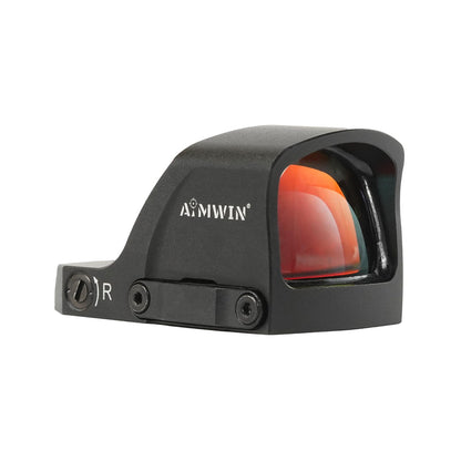 AIMWIN PN320 Aim Awake Open Reflex Sight 2 MOA Dot 32 MOA Circle Multi-Reticle Parallax Free Durable Aluminum Waterproof Optic with 11 Brightness Levels Compatible with RMR Footprint