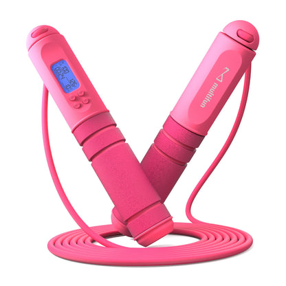 multifun Jump Rope, Adjustable Digital Jump Rope with Calorie Counter, Ball Bearings & Alarm – Ideal for Fitness, CrossFit, Boxing, MMA, Gym – Multifunctional Speed Skipping Rope