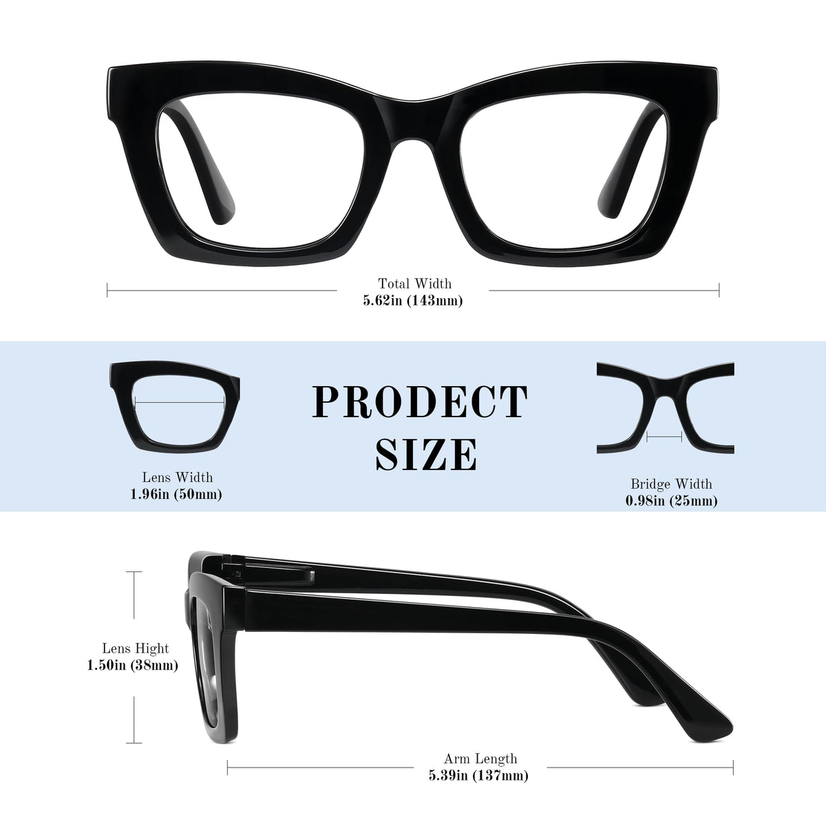 resjok Oprah Reading Glasses for Women-3Pack Blue Light Blocking Fashion Readers with Spring Hinge Computer Square Eyeglasses(Mix1, 1.75x)