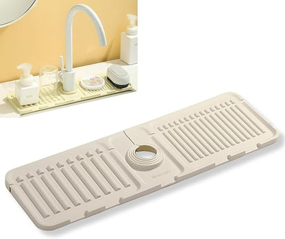 Silicone Sink Splash Guard, Non-Slip Faucet Mat