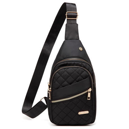Crossbody Sling Bag Small Sling Backpack, Cross Body Bag Chest Bag for Women Men Travel Hiking Daypack