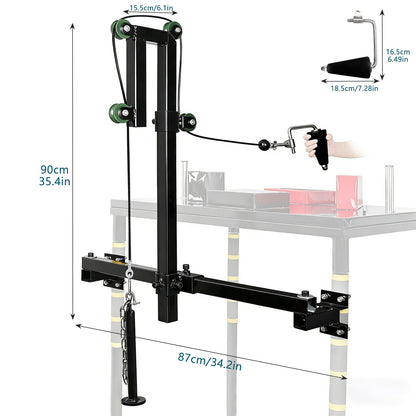 STARSNET Arm Wrestling Training Equipment, Wrist Exerciser Strength Develop Machine with Handle for Forearm Wrist Biceps Triceps Workout at Home or Gym