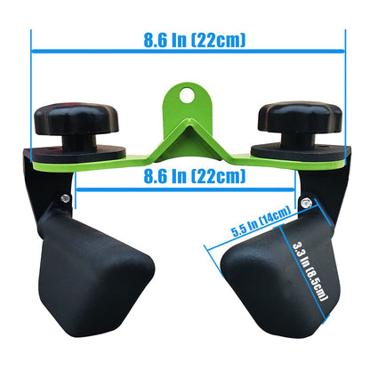 KORIKAHM Adjustable Lat Pull down Bar, Cable Machine Attachments for Gym, Home Gym Fitness T-bar Row Pulldown Attachments, Lat Pull Down Machine Wide Grip Neutral Grip Handle (SP-01)