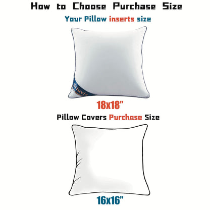 Siluvia 20"x20" Pillow Inserts Set of 2 Decorative Square Square Throw 20 Pillows with 100% Cotton Cover for Sofa, Couch, and Bed - White