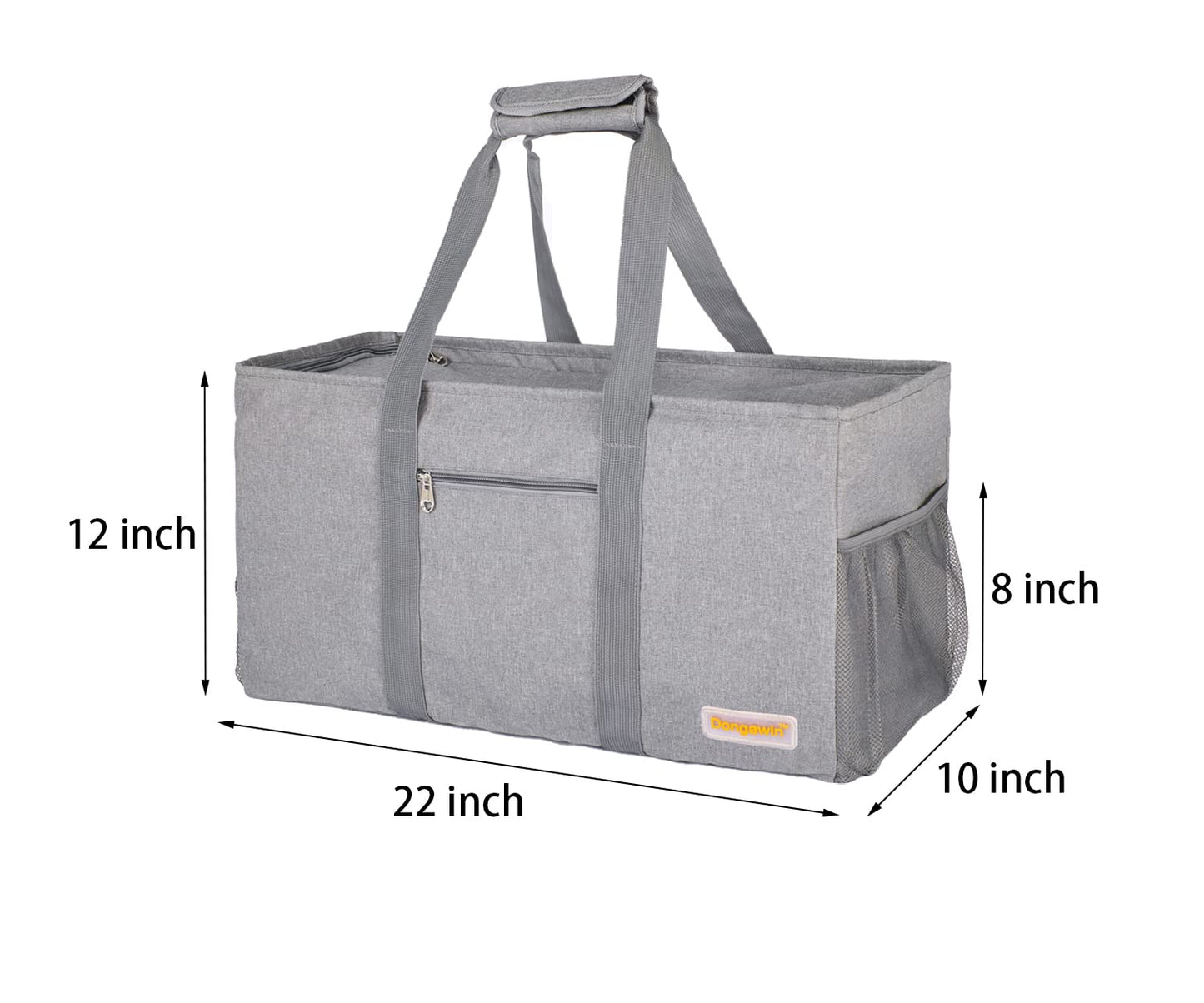 Dongawin Extra Large Utility Tote, Waterproof Beach & Picnic Bag, Foldable & Reusable Storage（2pack）