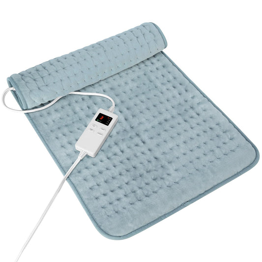Large Heating Pad for Back Pain Relief, Electric Heating Pad for Neck and Shoulders, Auto Shut Off, Fast Heat, Christmas Gifts for Women Men, Birthday Gifts for Mom Dad (17'' x 33)