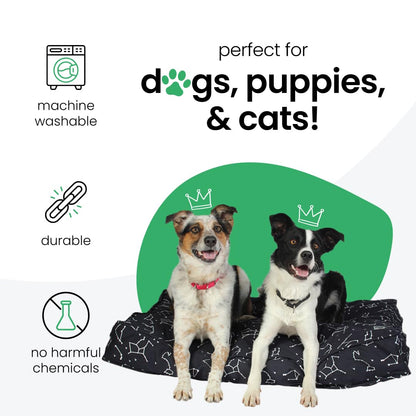 Molly Mutt Medium Large Dog Bed Cover - Calming Puppy Bed - Washable Pet Bed With Removable Cover