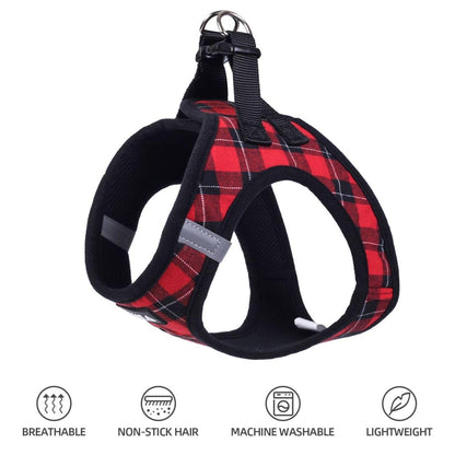 PINA Dog Harness for Small Dogs No Pull, Small Dog Harness and Leash Set, No Choke Breathable Mesh Dog Vest Harness, Lightweight Adjustable Small Medium Dog Harness - Easy to Put On and Take Off