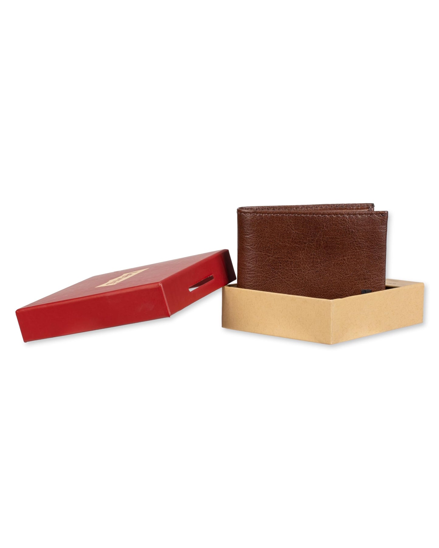 Levi's mens Classic Bifold Passcase Wallet With Multiple Card Slots and Id Window Brown Traveler