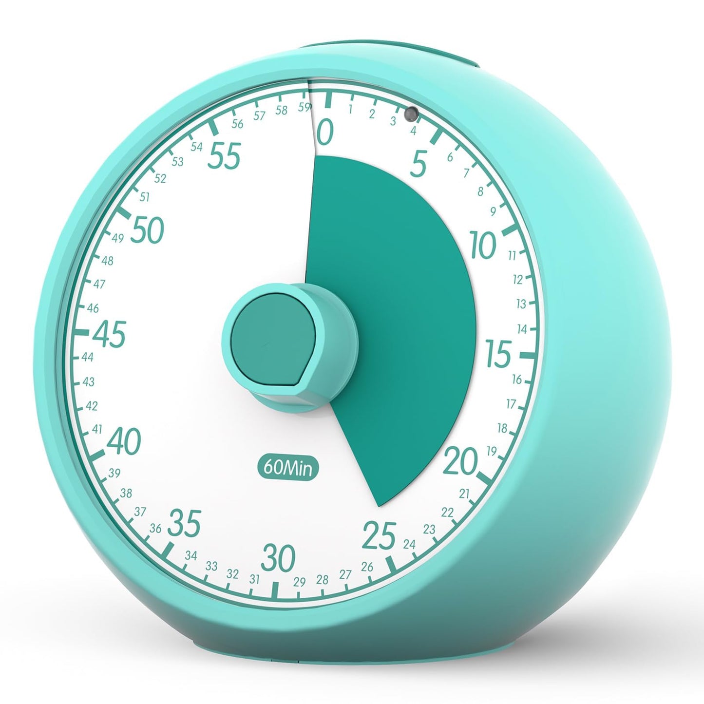 Conchstar Visual Timer for Kids 60-Minute - Countdown Timer with Optional Alarm, Focus Tool for ADHD & Autism, Time Management for Homework, Chores, Office, Kitchen, Teaching & Study Routines (Green)