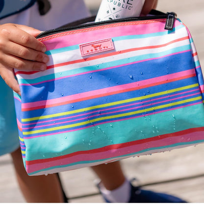 SCOUT Packin' Heat - Large, Water-Resistant, Zip Close Makeup Bag for Women- Toiletry Travel Bag - Cosmetic Bag