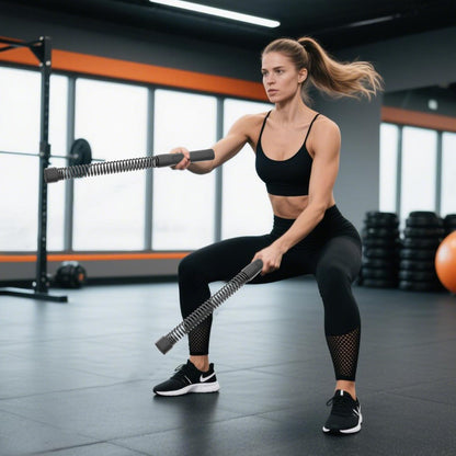 ELLAVA Cordless Ropeless Battle Ropes for Home Gym – Portable Weighted Workout Rope for HIIT, Cardio & Strength Training, Low-Impact Full Body Exercise Equipment for Men & Women