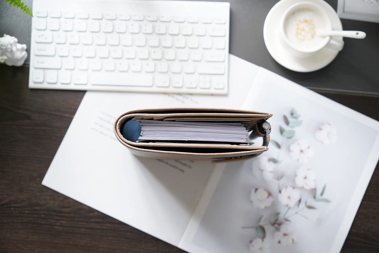 Moterm Leather Cover for HP Mini - with Back Pocket, Pen Loop and Card Slots(Pebble-Taupe)
