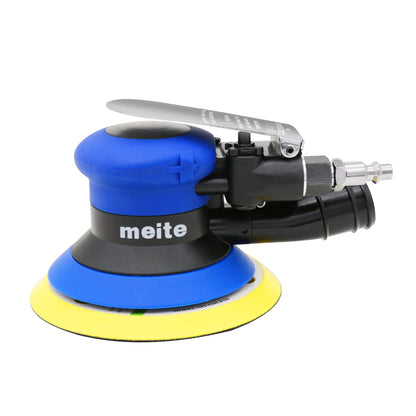 meite Random Orbital Sander 5 Inch Pad with Dust Collection System, DA Palm Sander with Variable Speed & Low Vibration, Ergonomic Pneumatic Air Sander for Professional & DIY Woodworking