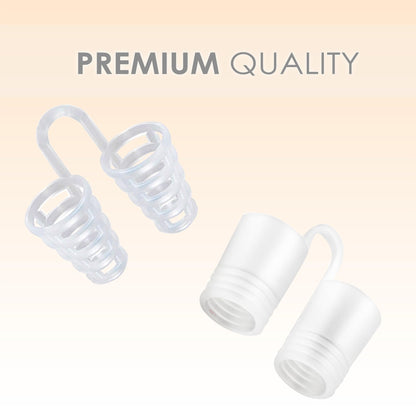 Nose Vent Sinus Relief Dilator (Pack of 8 Various Sizes) - A Simple Solution for Nasal Snorers - Reusable Snoring Device to Enjoy a Peaceful Night's Sleep - by Mobi Lock