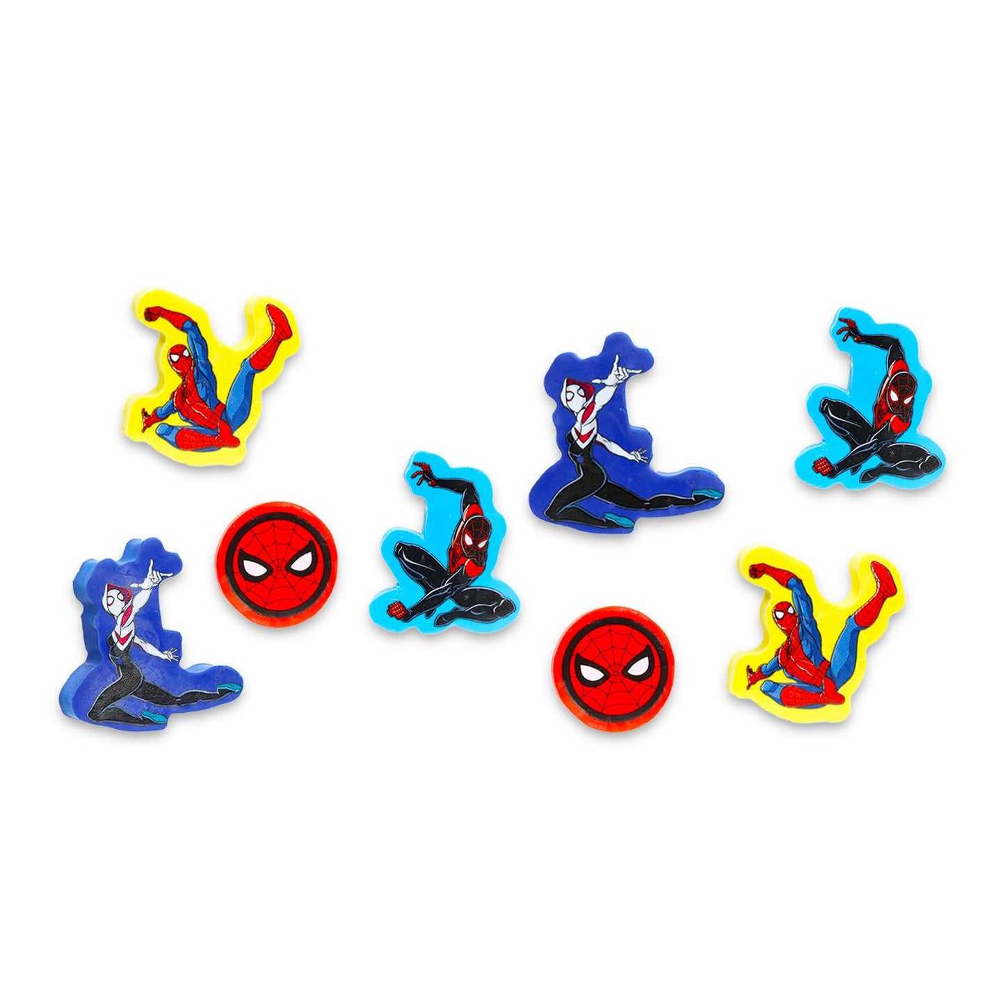 Spider-Man Spiderman Pencil Case for Kids - Marvel Stationery Bundle Pencil Case, Erasers, Stickers, Bookmark, More | Spiderman School Supplies for Boys 4-6