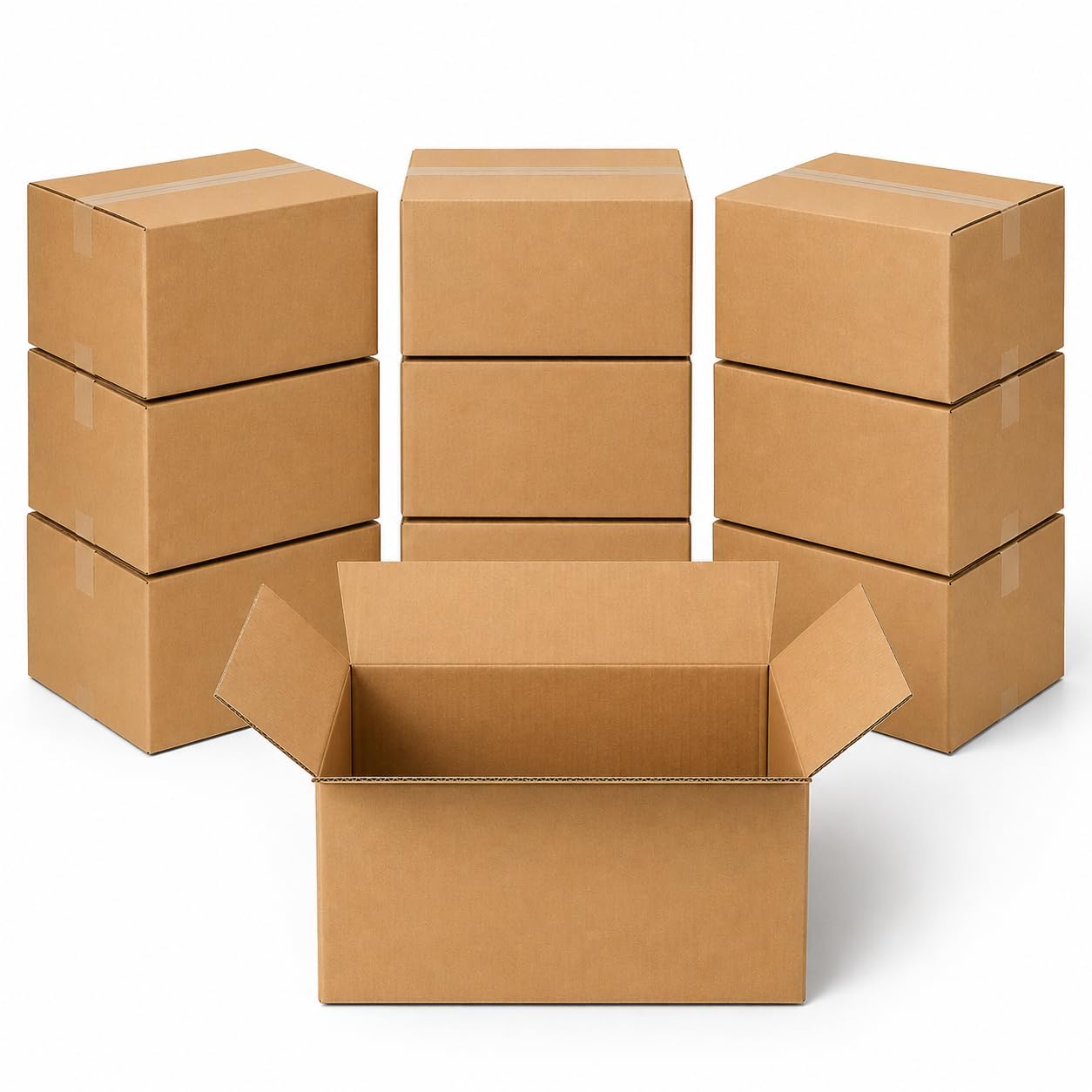 BOX USA Moving Boxes 22"L x 17"W x 12"H (10-Pack) Large - Corrugated Cardboard Box for Shipping, Mailing, Packing, Packaging and Storage
