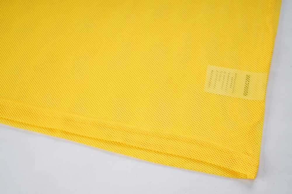LTHYTY 12 Pack(1-12) Numbered Jerseys/Soccer Bibs/Scrimmage Pinnies/Team Training Vest for Adult Youth Kids. (as1, alpha, l, regular, regular, Yellow)