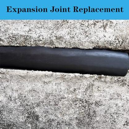 Concrete Expansion Joint Filler, 3/16" Expansion Joint Repair Replacement, Concrete Crack Repair, Backer Rod, Flexible Foam Rubber Seal, Rubber Strip for Sidewalk, Driveway, Walkway, Doors, Windows