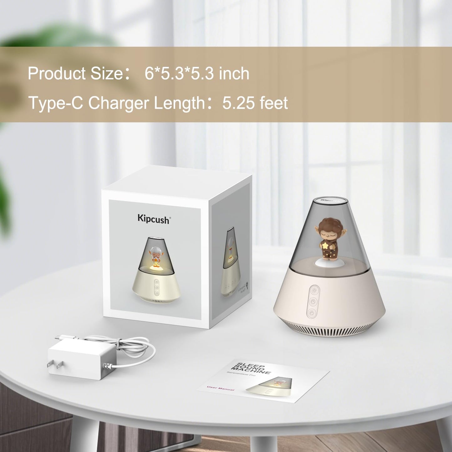 Baby & Kids Sound Machine with Night Light for Nursery, White Noise Machine for Baby Sleep, 30 Soothing Sounds, 31-Level Volume, 3 Brightness Levels, Timer, Sleep Aid for Babies, Toddlers and Kids