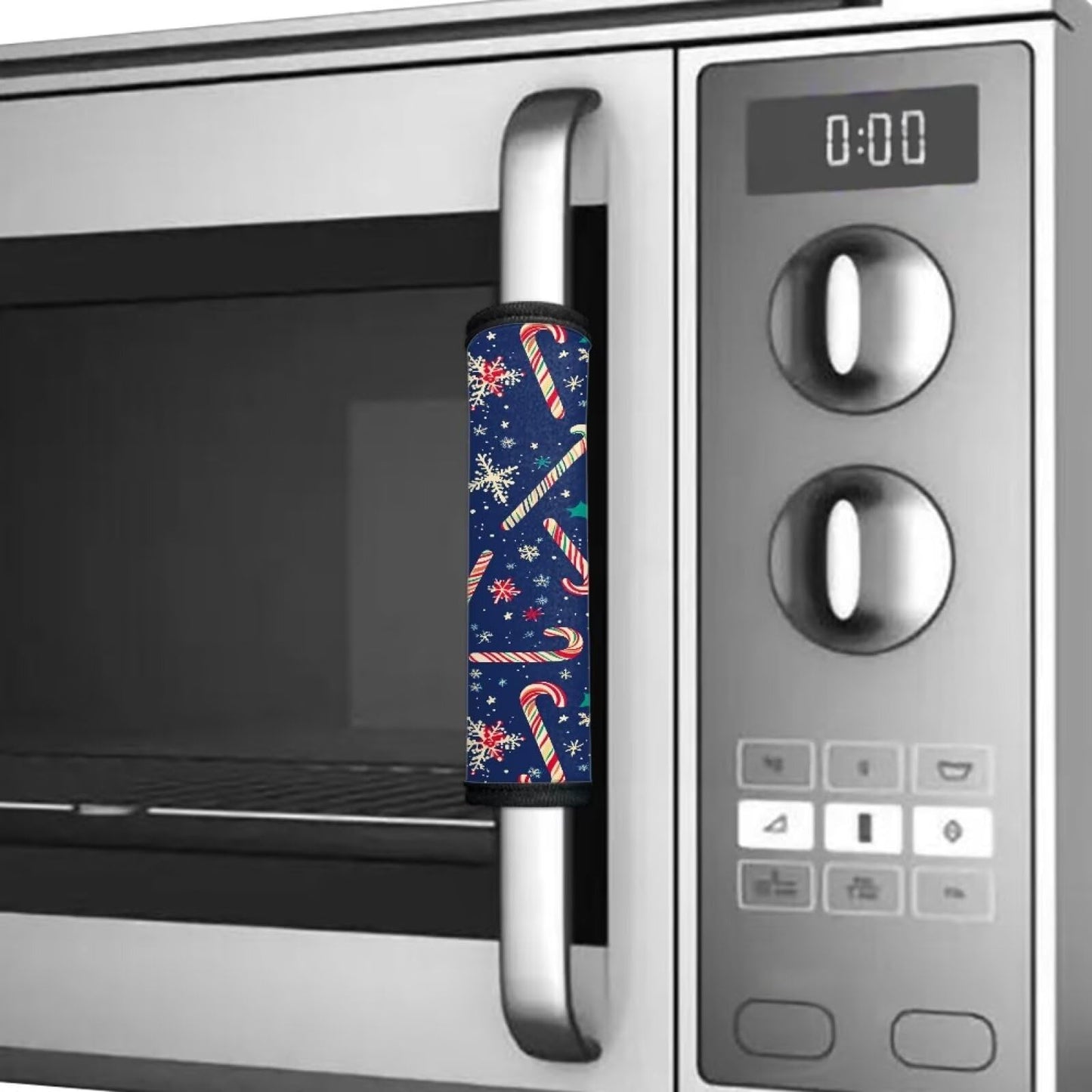 Mintulipy Candy Refrigerator Door Handle Covers Set of 4 Christmas Decor Kitchen Appliance Handle Cover Keep Your Fridge Microwave Oven Stove Dishwasher Clean