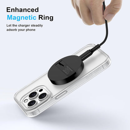 Samsung Wireless Charger Android Fast Charging Pad Wireless Phone Charger for Samsung Galaxy S25 S24 Ultra S24+ S24 S23 S22 S21 S20, Magnetic Magsafe Wireless Charger for iPhone 16 Pro Max Plus 15 14