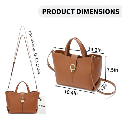Top Handle Bag Designer Leather Crossbody Bag Handbag Purses,Tote Bag for Women Top-Handle Handbag with Adjustable StrapStrap