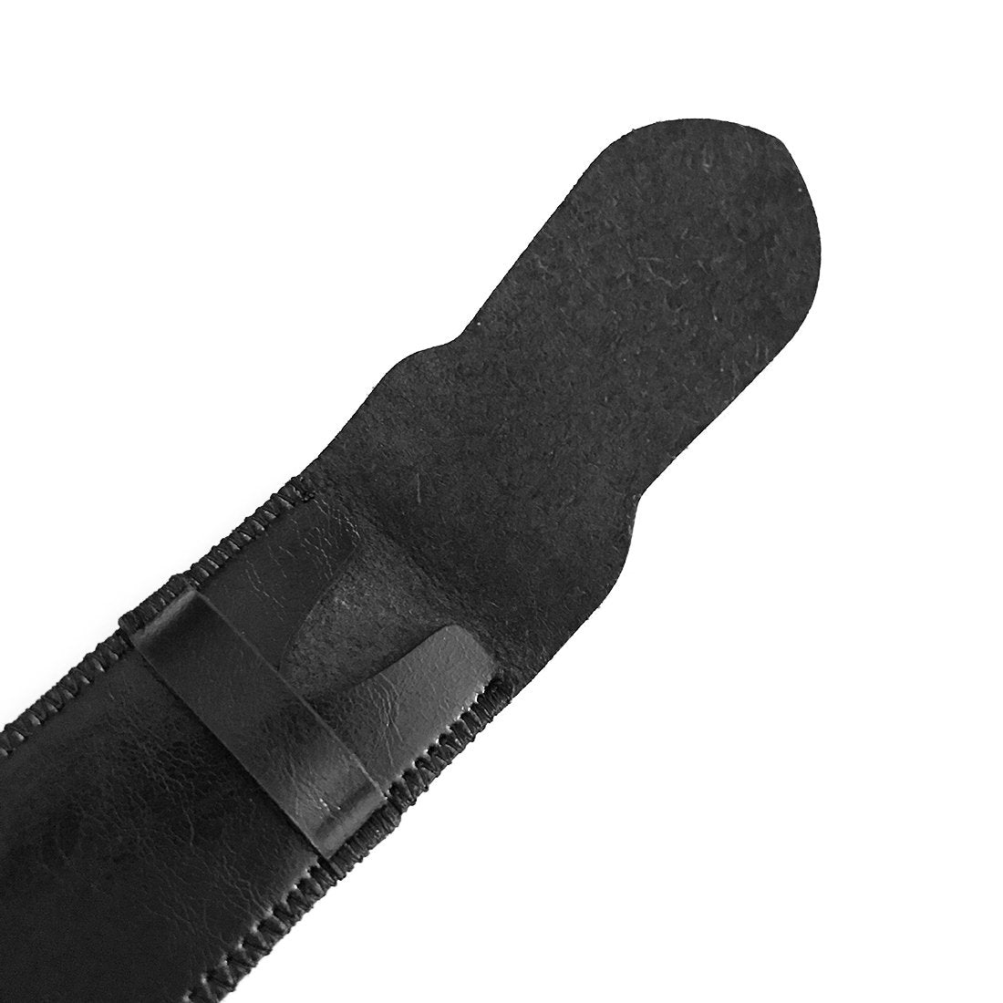 Daimay 2PCS Leather Case Holder Handmade Fountain Pouch Soft Protective Sleeve Cover for Ballpoint, Stylus Touch Pen - Black & Brown
