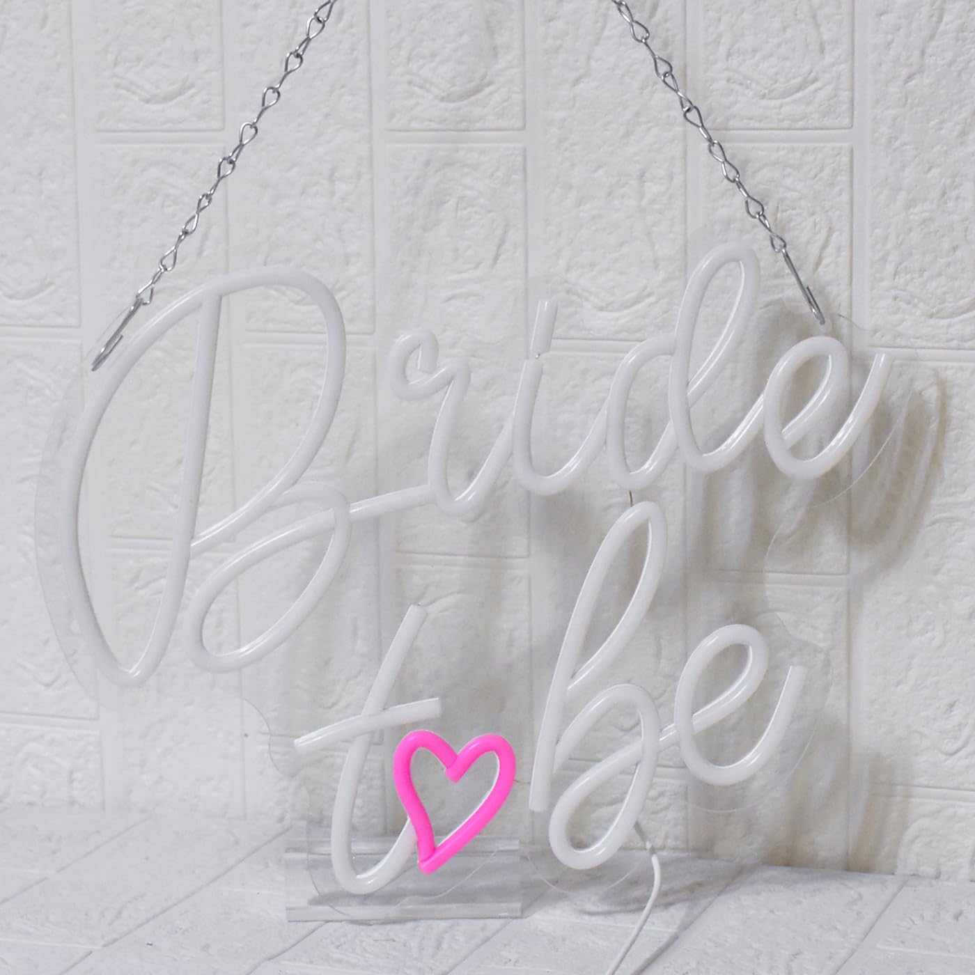 UExnkj-Y Bride to Be Neon Sign Wedding Light Signs White Led Neon Light Signs USB Dimmable Led Lights Sign for Bachelorette Engagement Party Bridal Shower