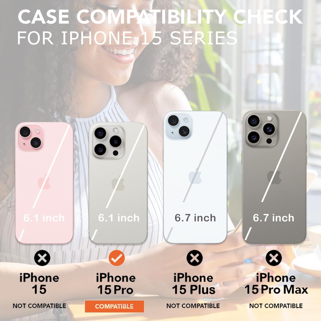 uCOLOR Compatible with iPhone 15 Pro 6.1" Wallet Case with Card Holder Slot Folio Flip PU Leather Kickstand Double Magnetic Clasp and RFID Blocking Design Cover 6.1 Inch (Beige Leopard)