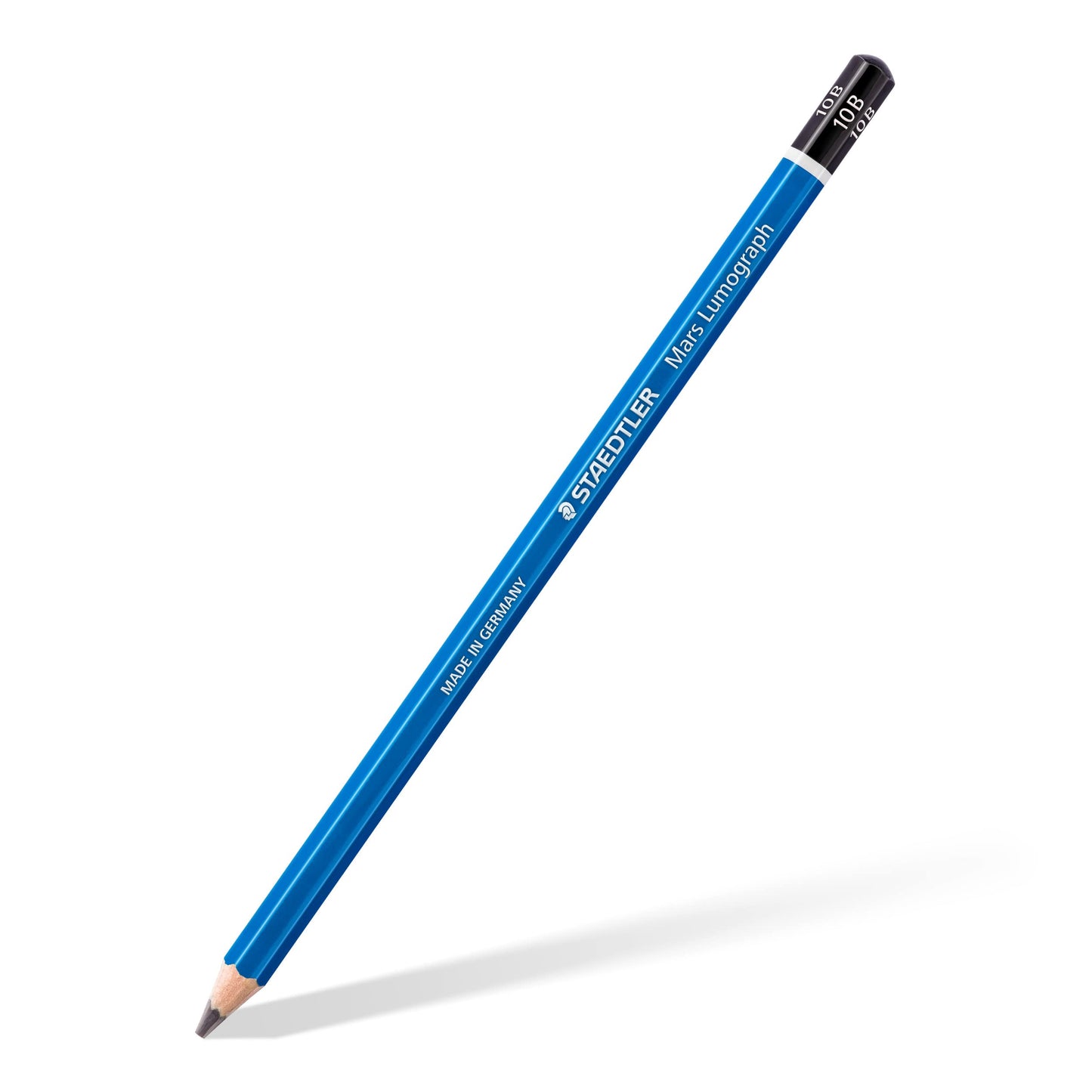 Staedtler Mars Lumograph 10B Graphite Art Drawing Pencil, Very Soft, Break-Resistant Bonded Lead, 12 Pack, 100-10B