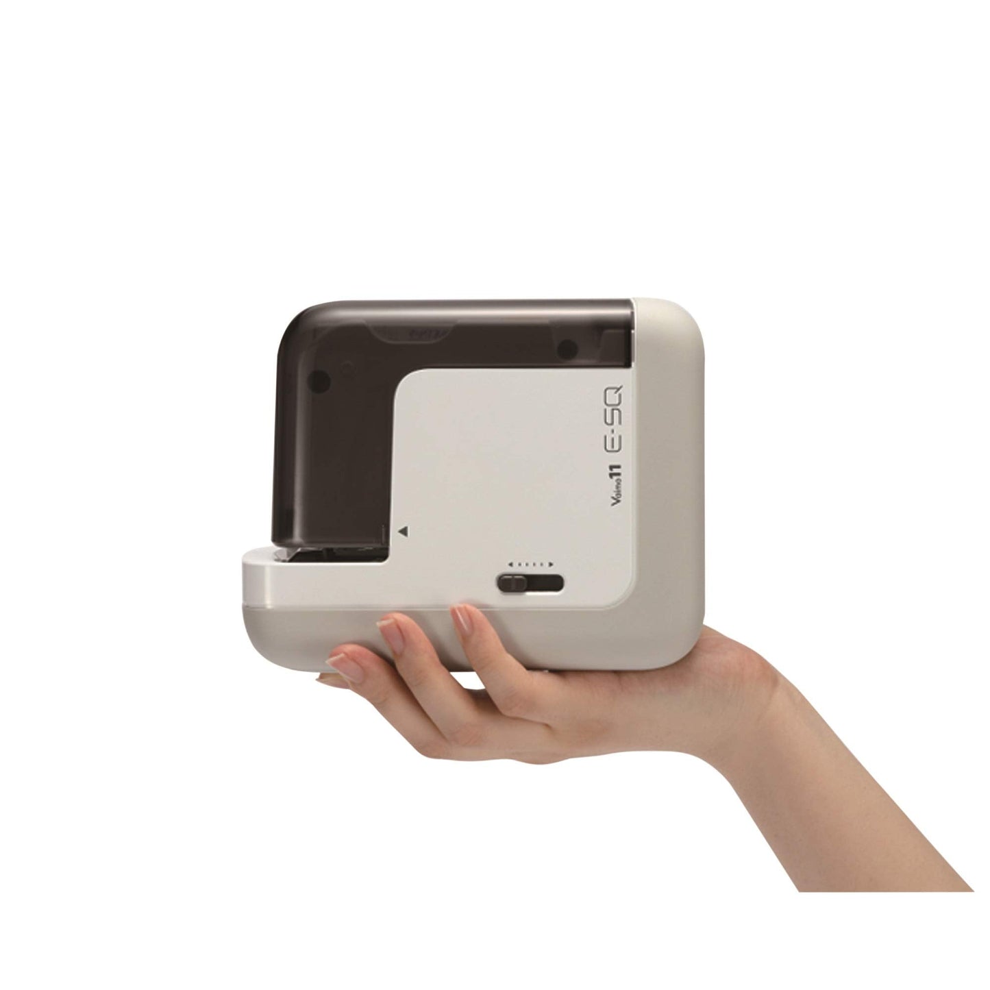 MAX USA BH-11F Portable Electric Stapler - Compact, Powerful, Noiseless, Rapid, Automatic, Touchless Equipment, Black/White