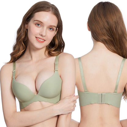 Pack of 5,Women Comfort No Wire Bras Seamless No Show Bra Pack