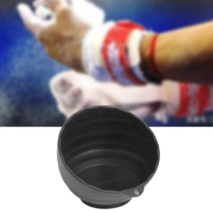 Aosekaa Gym Chalk Bowl Storage Bowl Multi Position Portable Large Gym Chalk Container Chalk Holder for Sports Gymnastics Deadlifting, Black