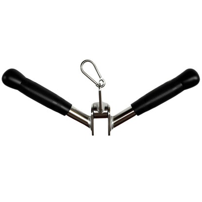 yuhqc V-Shaped Press Down Bar Lat Cable Machine Attachments Tricep Rope Gym Attachment Cable Machine Accessories for Home Gym