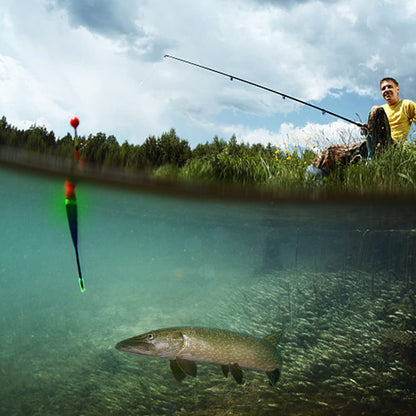 3pcs 10/15/20g Luminous Fishing Night Float Tubes Light Float Plastic Bobber Sea Rock Fishing Striking Floats Tools
