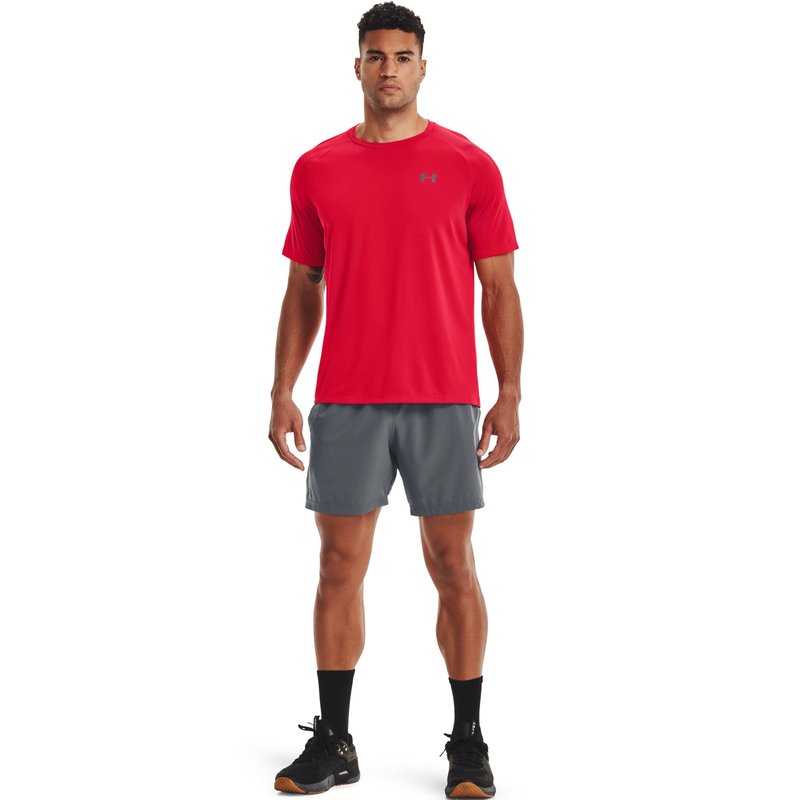 Under Armour Men's Tech 2.0 Short-Sleeve T-Shirt , Red (600)/Graphite, Medium