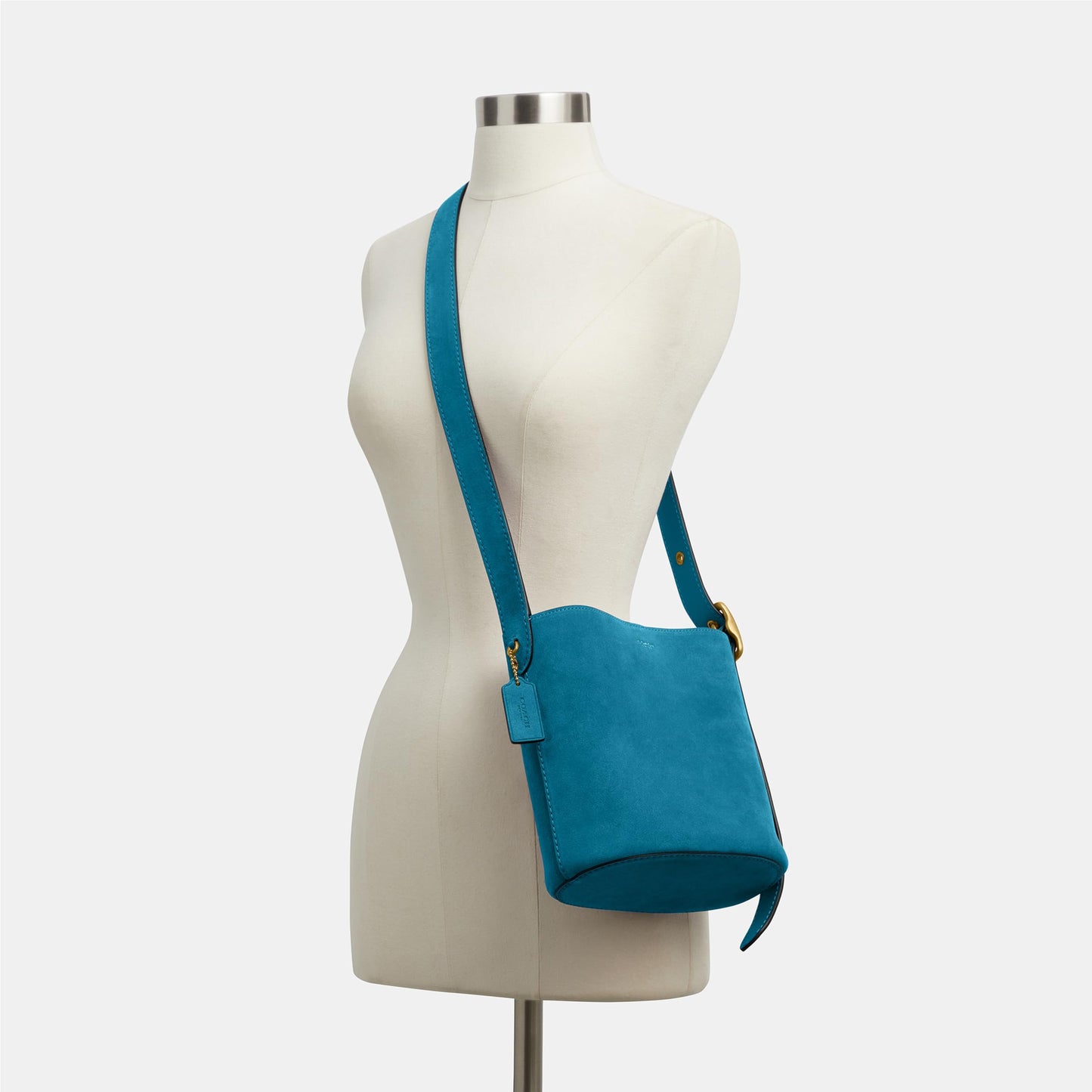 COACH Bleecker Bucket Bag 21, 1z/Sea Blue