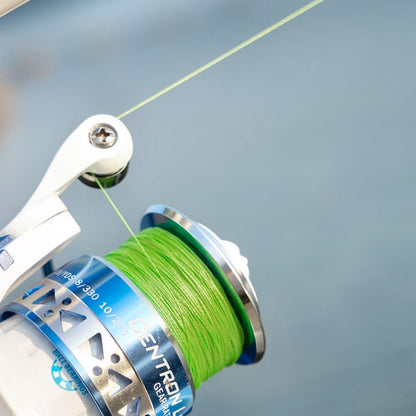 KastKing Superpower ColorShield Braided Fishing Line, Neon Green,50LB,150Yards,X8