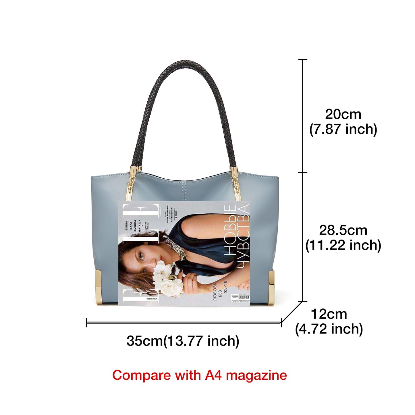 FOXLOVER Large Capacity Tote Handbags for Women, Women's Top-handle Bags Fashion Shoulder Bags Purses Minimalist design
