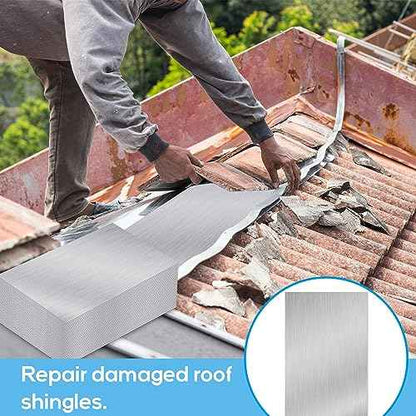 Therwen 120 Pcs 5 x 7 Inch Flashing Aluminum Flashing Sheet Metal Roof for Shed Weatherproofing Areas of Roof Around Chimneys or Skylights (Silver)