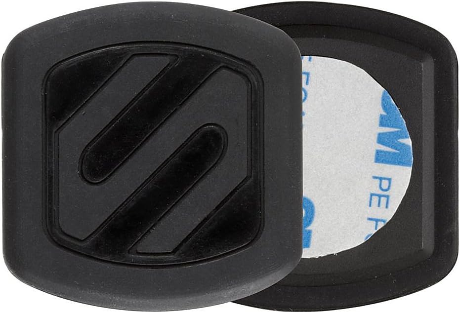 Scosche MAGWDM MagicMount Magnetic Car Phone Holder - Strong Magnet Mount for iPhone and Android - Secure Magnetic Cell Phone Mount for Window/Dash - Universal 360° Adjustable Mobile Cellphone Holder