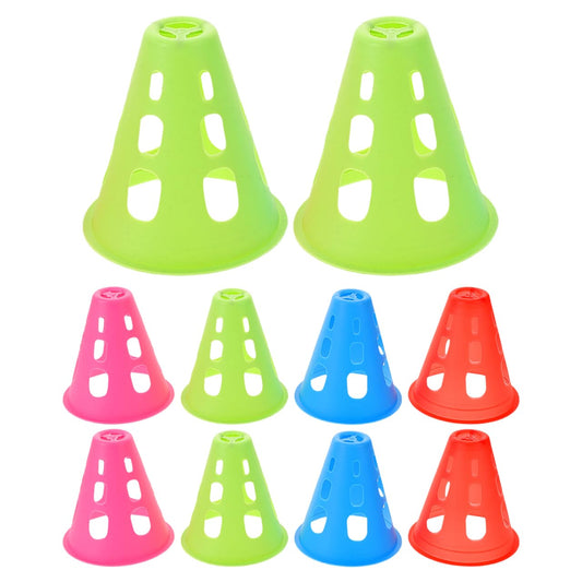 BESPORTBLE 20Pcs Mini Training Cones for Roller Skating Practice Windproof Sports Marker Cones 3.14In Diameter Lightweight Outdoor Training Accessories for Skill Development