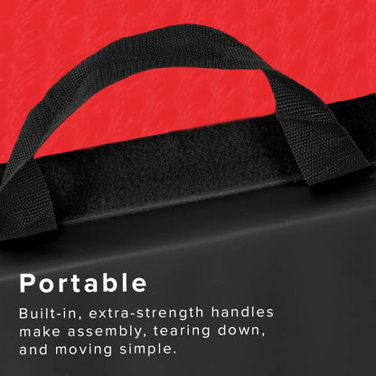We Sell Mats - 4 ft x 8 ft x 2 in Premium Personal Fitness & Exercise Mat for Home Workout - Lightweight and Folds for Carrying – All Purpose Home Gym Mat – Thick Mat for Yoga, Pilates, Stretches