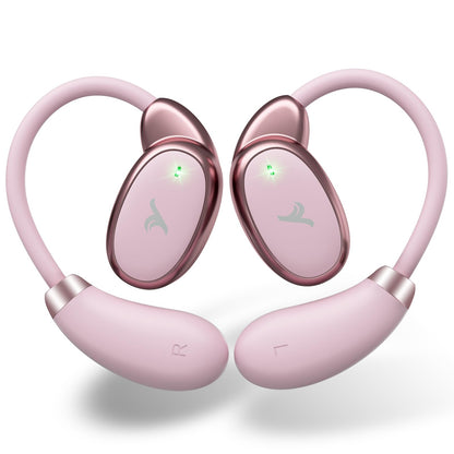 Ituoray Open Ear Headphones,Up to 32H Playtime,Bluetooth 5.4,Open Ear Earbuds Ultra Comfort,Ergonomic Ear Hook,Touch Control,IPX4 Waterproof,15 * 11mm Oval-Shaped Speakers