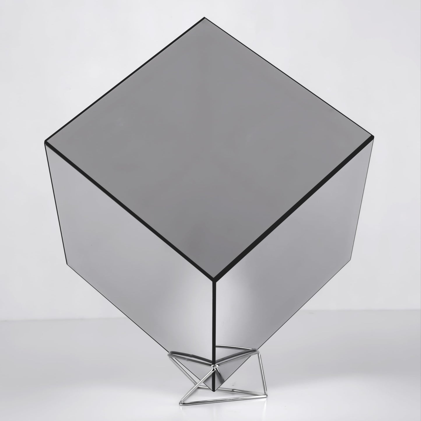 Heepulor Infinity Mirror Hyper Cube Table Lamp, Desk Art Night Light, Color-Changing Music-Sync APP-Controlled Ambient Light for Gaming, Party, Home, Gift (10 Inches)