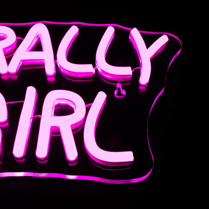 Lucunstar I'M Literally Just A Girl Neon Sign,Pink Led Sign,Led Neon Light for Wall Decor,Light Up Sign for Bedroom,Dimmable Switch USB Connectivity Neon Signs for Girlsroom Decor,Party Light