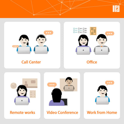 IPD IPH-250 Phone Headset with Noise Cancelling Microphone for Office and Call Center-Compatible with Avaya 1608 1616 9601 9608 9611 9611G 9620 9621 9630 9631 9640 9641 9650 9670 J139 J159 J169 J179