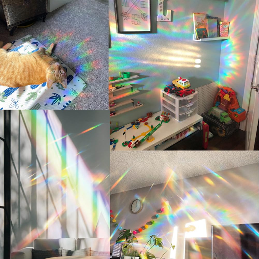 8 Inch Sun Catchers Indoor Window, Acrylic Rainbow Suncatcher Window Hanging Decoration for Living Room Bedroom Summer Home Balcony Ornaments Decoration (76 Bird)